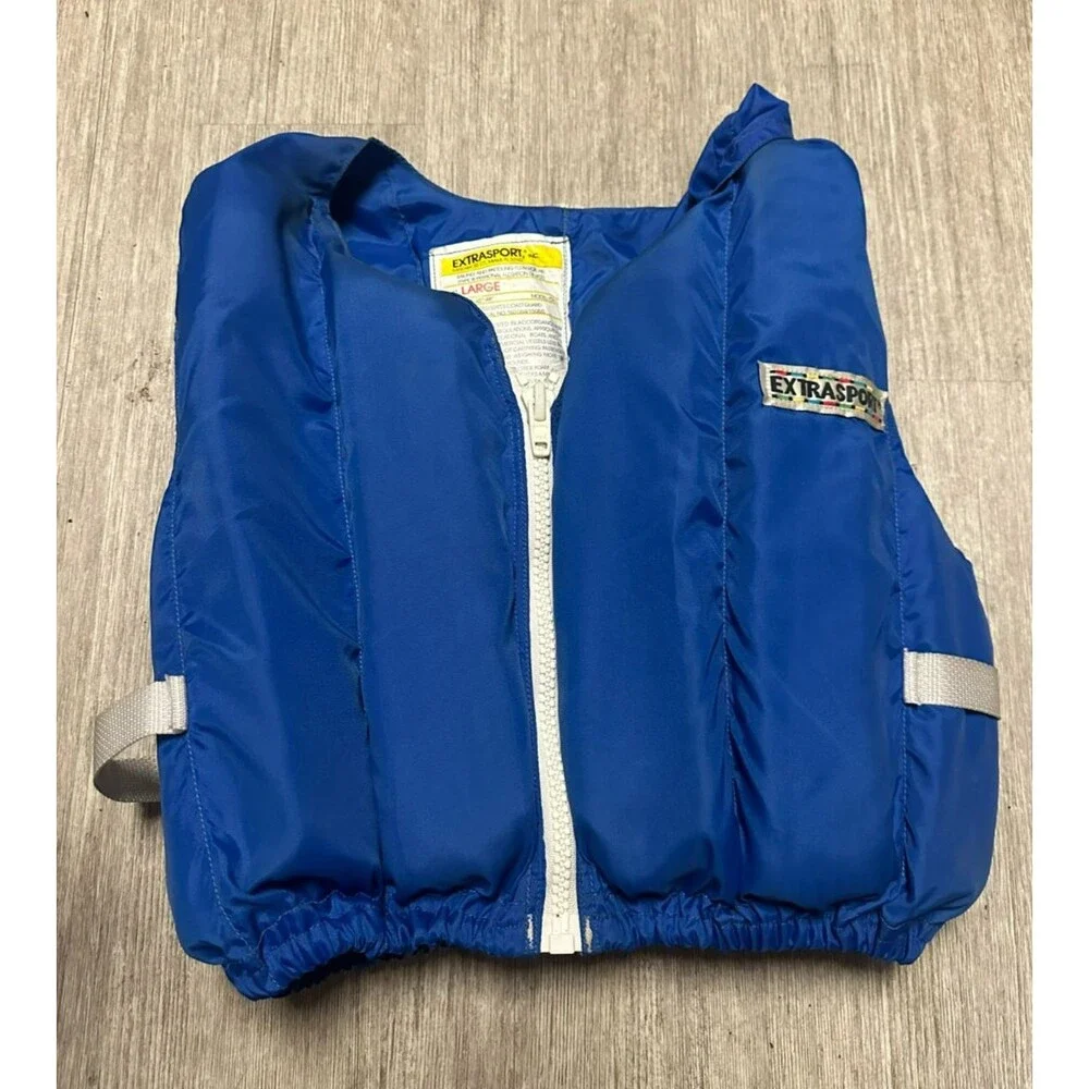 Extrasport CHX-3 Personal Flotation Life Jacket Vest Adult Large Blue